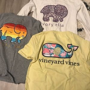 Vineyard Vines and Ivory Ella shirts